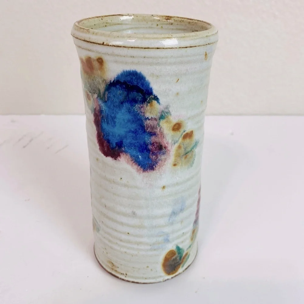 Red Rock Pottery Vase Sedona Az 7” x 3.5”